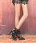 Embroidery Ankle Boots